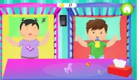 twins baby daily care - chambre d'enfant Screen Shot 0