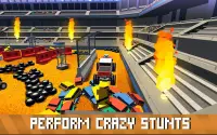 Blocky Monster Truck: Stunts Arena Screen Shot 1