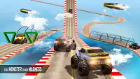 Monster Truck Game: Impossible Car Stunts 3D Screen Shot 7