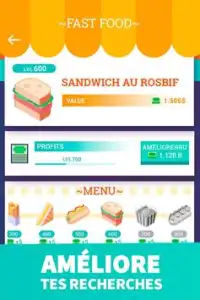 Idle Food Empire Tycoon - Jeu du chef magnat Screen Shot 2