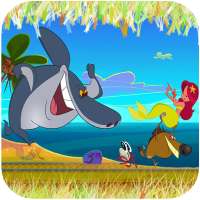 Zig , Sharko and Marina : jungle running adventure