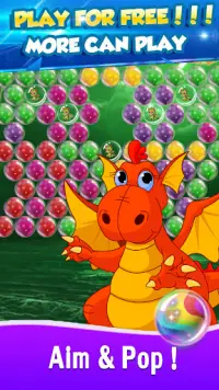 Primitive Bubble Shooter Dragon Pop Screen Shot 2
