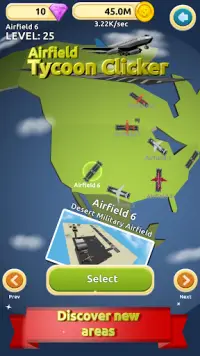 Airfield Tycoon Clicker Game Screen Shot 4