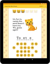 Emoji Cats Word Guess Screen Shot 18