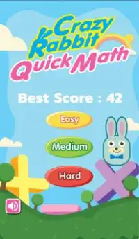 Crazy Rabbit Quick Math Screen Shot 0