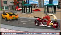 Superhero crime chase: Traffic Racer Screen Shot 11