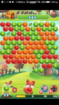 Bubble Shooter Fox Screen Shot 1