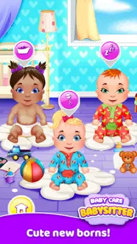 Baby Care: Babysitter Game Screen Shot 1