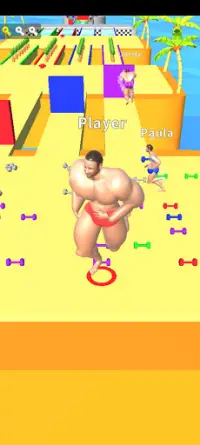 Muscle Race Run Body Race Running Game 3d Screen Shot 4