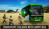Military Bus Coach Driver: New Driving Simulator Screen Shot 1