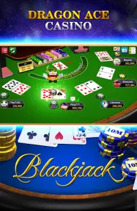 Blackjack 21 - Dragon Ace Casino Screen Shot 0