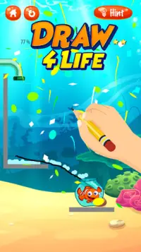 Draw 4 Life - Save Fish's Life Screen Shot 3