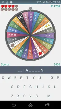 Wheel of Luck - Classic Puzzle Game Screen Shot 0