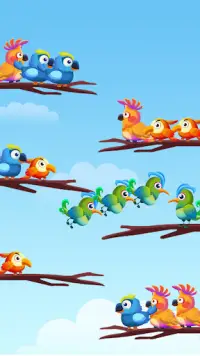 Bird Color Sort : Puzzle Game Screen Shot 2