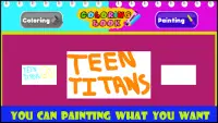 Teen Ten Coloring the Titans Go Adventures Screen Shot 5