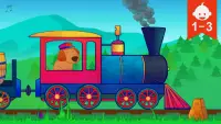 Animal Train for Toddlers Screen Shot 0
