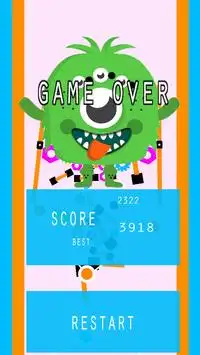 Monster Fall Free Screen Shot 4