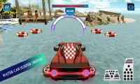 Water Car Racing Extreme Stunts Game Screen Shot 3