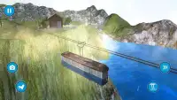 Mountain Sky Tram Simulator : transport game Screen Shot 1