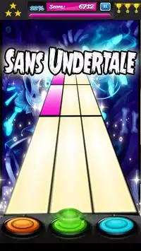 Sans Undertale Piano Tiles Screen Shot 3