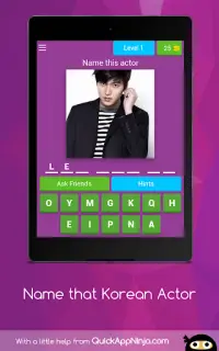 Name the Korean Actor Quiz Screen Shot 5