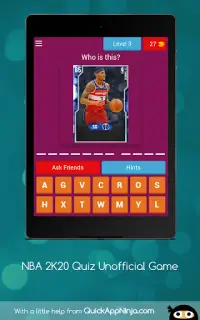 All Stars Basketball 2K20 Quiz Screen Shot 3