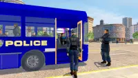 Police Bus Game: US Cops Coach Screen Shot 3