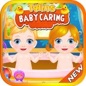 Newborn Twins Baby Caring - Android Game Free!