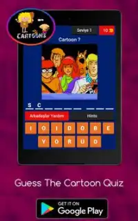 Guess The Cartoon Quiz Trivia Screen Shot 4