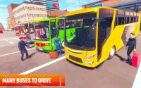City Coach Bus Driving Games Screen Shot 2