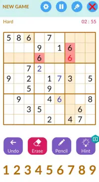Sudoku puzzle : easy, medium, hard, expert Screen Shot 1