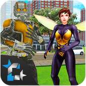 Ant Hero Micro Wasp City Transform Battle