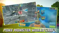 Poke Monster World Block Artisanat Screen Shot 2