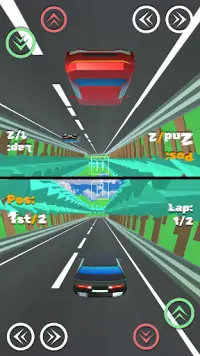 Two Player Racing - Speed Duel Screen Shot 1