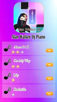Lily - Alan Walker Best Piano Tiles DJ Screen Shot 1