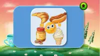 sound puzzle food 4 kids games Screen Shot 2