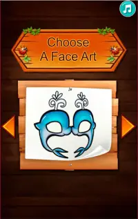 face painting games clowns in the halloween free Screen Shot 3