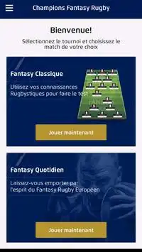 Champions Fantasy Rugby Screen Shot 0