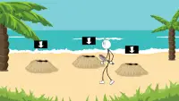 Escaping the Island : Funny Escape Simulation Screen Shot 1
