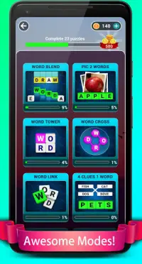 Word Games - 6 in 1 Word Puzzle Games Screen Shot 6