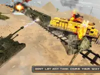 قطار مقابل دبابة: الهيجان اطلاق النار Screen Shot 14