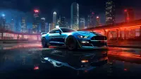 Mustang Simulator Car Games Screen Shot 4