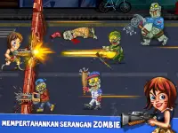 Permainan Pertahanan Zombie (Last Heroes) Screen Shot 7