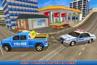 Gas Station Addictive Police Car Services Screen Shot 1