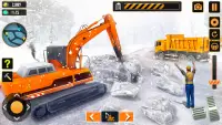 construção pesada de neve game Screen Shot 0