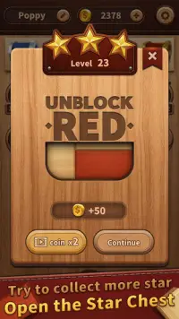 Unblock Red - Slide Block Puzzle to unbclok me Screen Shot 2
