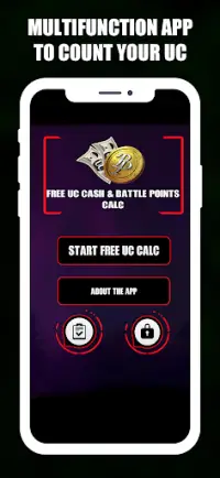 Daily Free Uc Cash & Battle Points Calc Screen Shot 0