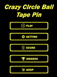 Crazy Pin Ball Circle Taping - Spinning Wheel Game Screen Shot 0