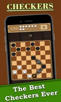 Checkers game : Draught , Dame board game Screen Shot 3