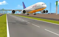 Flying Air Plane Simulator 3d - Pilot Plane Game Screen Shot 0